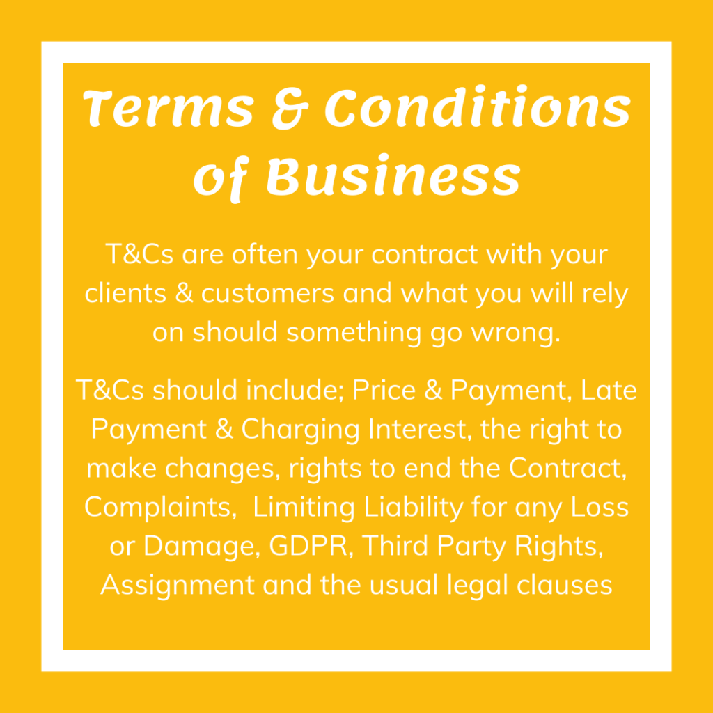 Terms & Conditions of Business